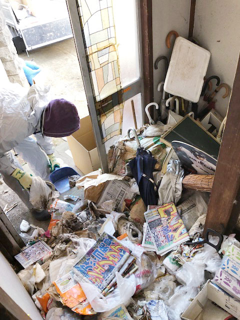 ゴミ屋敷の片付け